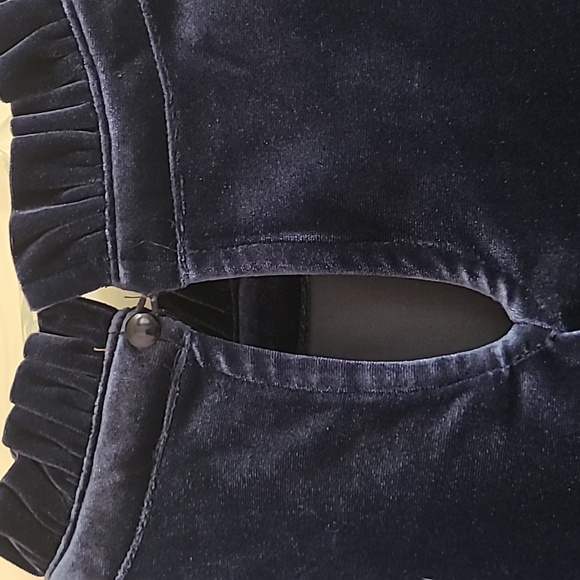 Crown & Ivy Navy blouse XL - Picture 5 of 6